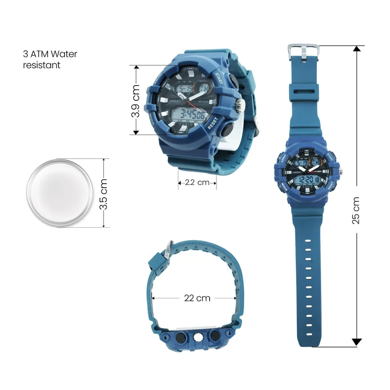 Curio  Kids's Plastic Analog Digital Watch CU-2242GAD-5 - 50 mm  | Best Price UAE