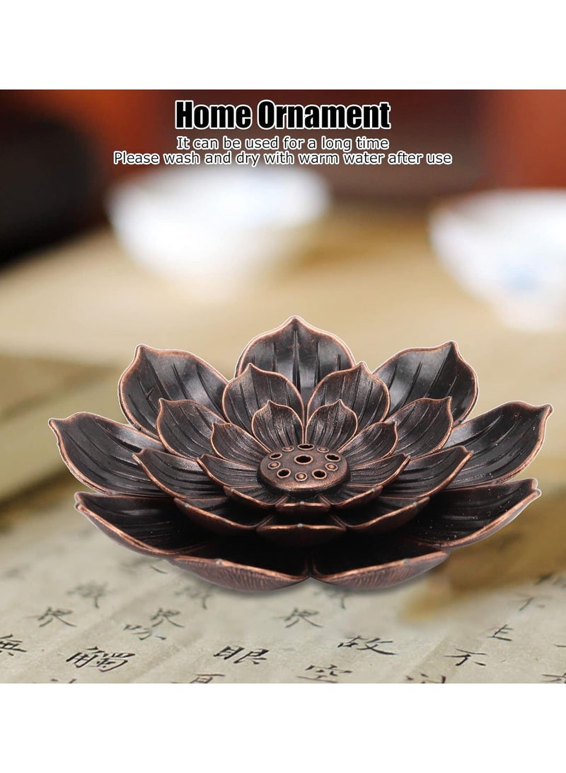 GGOOT Incense Burner, Lotus Incense Stick Incense Holder and Cone Incense Holder with Ash Catcher for Meditation Yoga  - Image 3