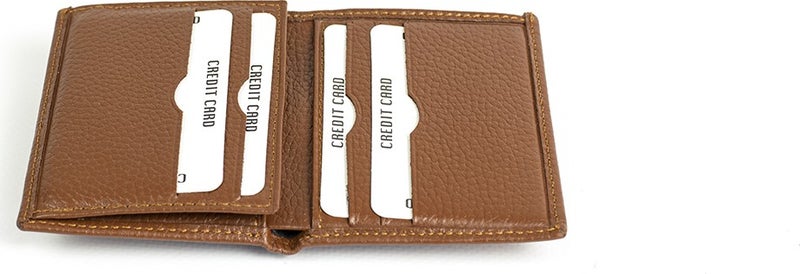 HKY Genuine Leather Men's Wallet and Belt Set - Image 2