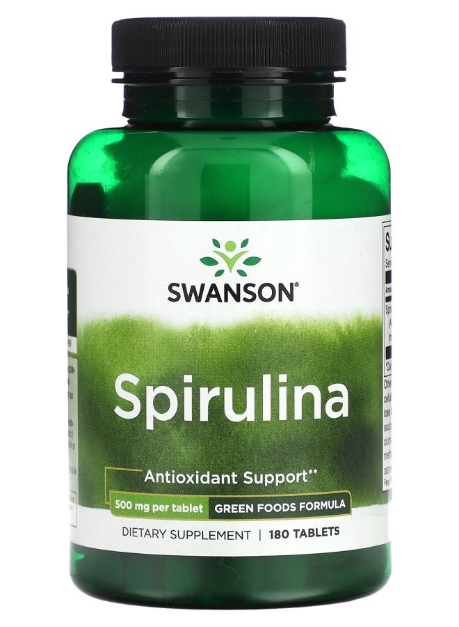 Spirulina 500 mg 180 Tablets