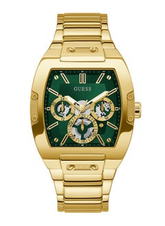 GUESS Gold Tone Multi-function Watch For Men GW0456G3