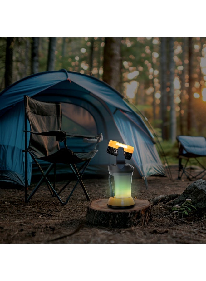 بورودو مروحة رذاذ لاسلكية محمولة FreshPulse بسعة كبيرة 2 لتر ووظيفة بنك الطاقة 15000 مللي أمبير في الساعة / إضاءة RGB / مستويات سرعة قابلة للتعديل / زاوية قابلة للتعديل / رذاذ بارد / جهاز تحكم عن بعد - برتقالي/أسود - Image 2