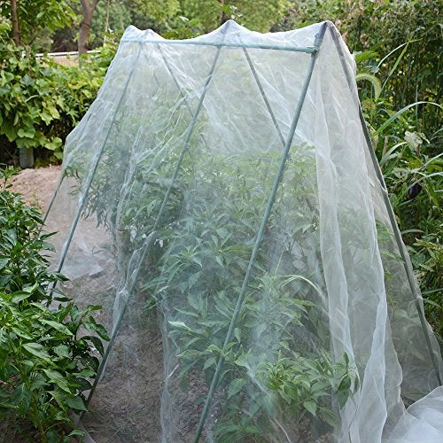 Gardeningwill 10x15Ft Mosquito Bug Insect Bird Fine Mesh Net Barrier Hunting Blind Garden Screen Netting for Protect Your Plant Fruits Flower - Image 5