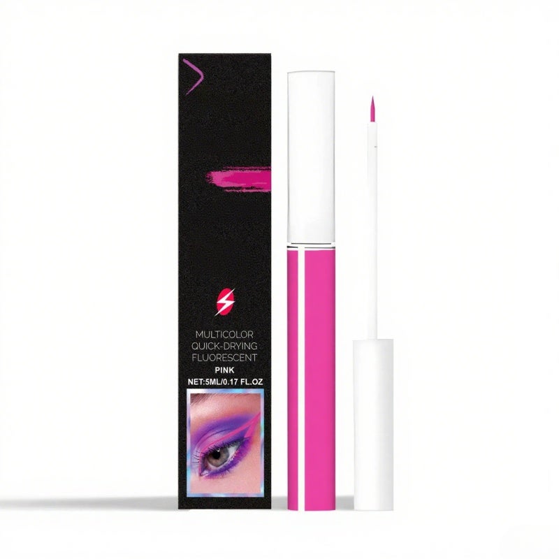 Eelhope Fluorescent Eyeliner Pen Smooth Moisturizing Long-Lasting Formula - Vibrant Colorful Eye Liner for Beginners - Image 5