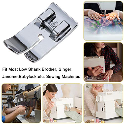 Stormshopping 1/4 Inch Straight Stitch Presser Foot for Most Snap-On Brother Singer Juki Janome Babylock Low Shank Sewing Machines Accessories - Image 5
