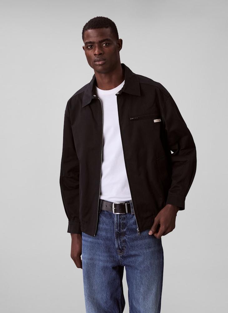 Calvin Klein Jeans Long Sleeve Cotton Full Jacket - Image 1