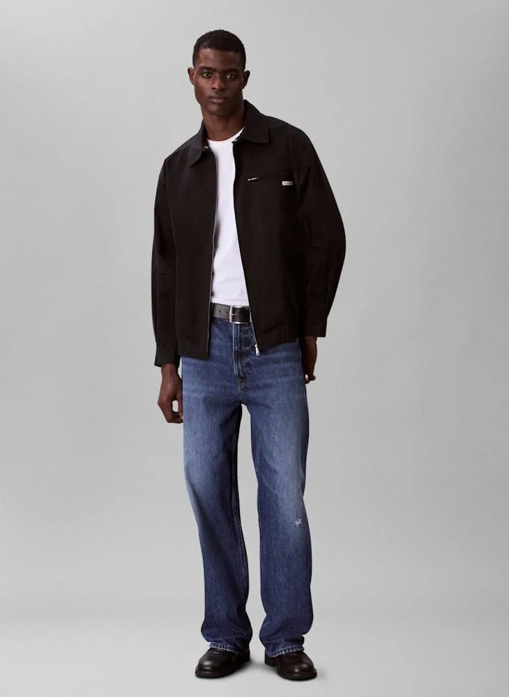 Calvin Klein Jeans  Long Sleeve Cotton Full Jacket for Men | Best Price UAE