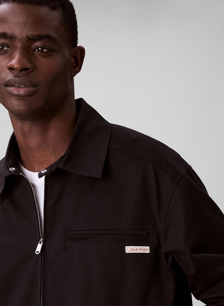 Calvin Klein Jeans Long Sleeve Cotton Full Jacket - Image 4