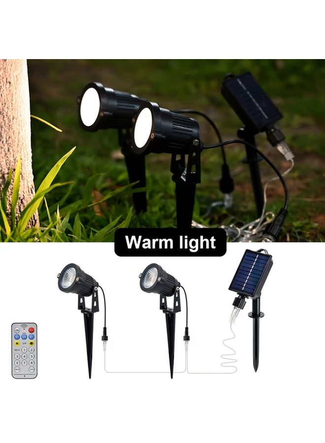 إضاءة المناظر الطبيعية بالطاقة الشمسية سبوت لايت 8 أوضاع استشعار بالأشعة تحت الحمراء تصميم قابل للإزالة - Image 4