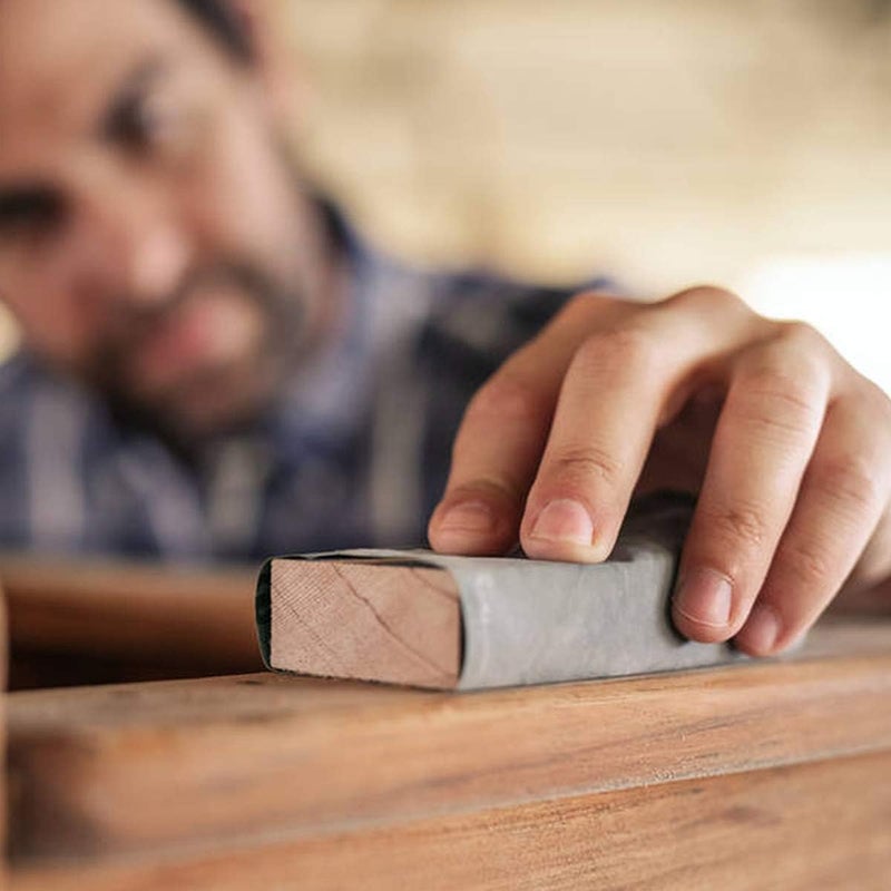 MAXMAN أوراق صنفرة، 1000 حبيبة ورق صنفرة جاف ورطب، 9 × 11 بوصة، كربيد السيليكون، لإنهاء الأثاث الخشبي، صنفرة المعادن وتلميع السيارات، 10 ورقة - Image 3