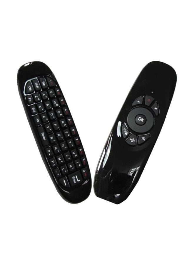 HuHa 2-Piece Keyboard And C120 Air Mouse Remote Control Set Black  - Image 1
