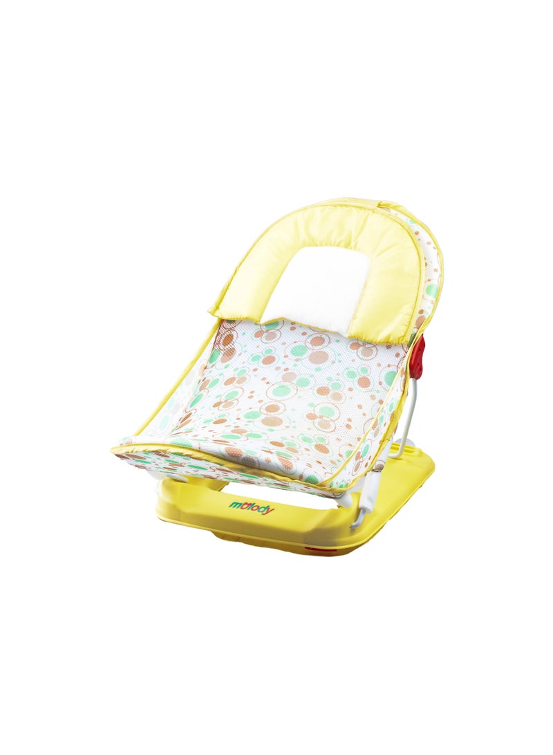 مولودي كرسي استحمام للأطفال القابل للتعديل – كرسي استحمام غير قابل للانزلاق للرضع لتجربة استحمام آمنة ومريحة (0-12 شهرًا)، مثالي للاستخدام في المنزل والسفر - Image 1