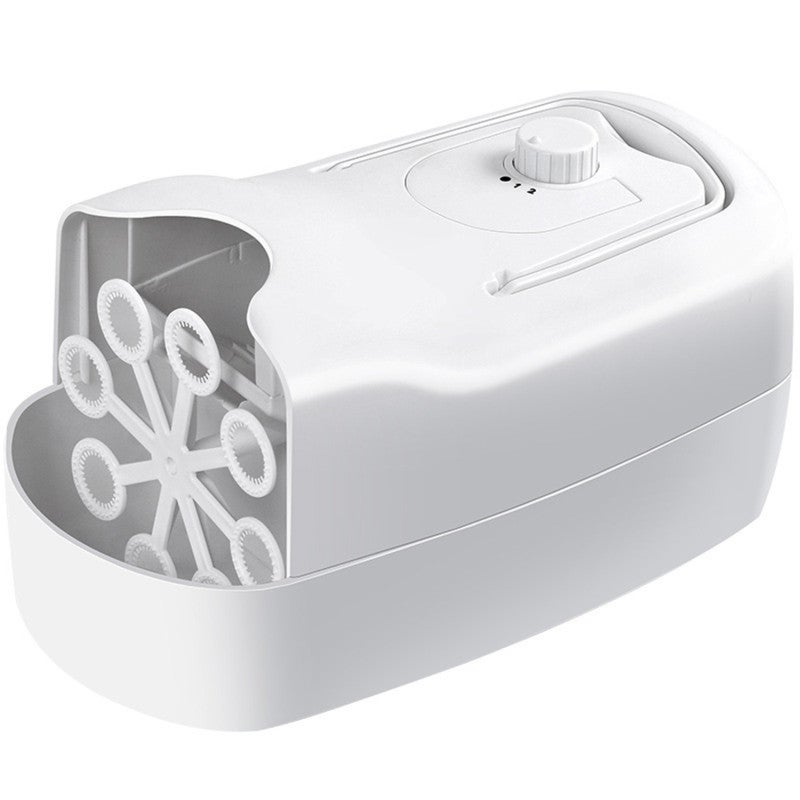 Electric Suitcase Bubble Machine: 23.5x13x13cm ABS Material, 3 Replaceable Bubble Wheels, Fully Automatic Bubble Machine - Dual Power Supply, Portable Bubble Machine for Stage Wedding Party Kids Aged - Image 2