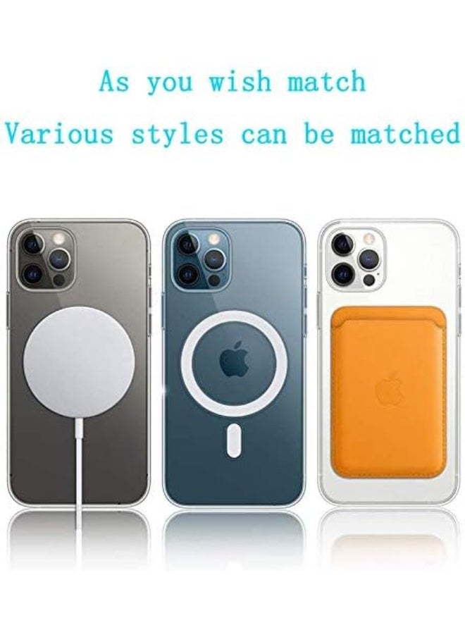 Generic - iPhone X/XS Magnetic Case, Compatible with MagSafe Wireless Charging, Anti-Scratch Bumper Cover (Clear), TPU - PC - Image 1