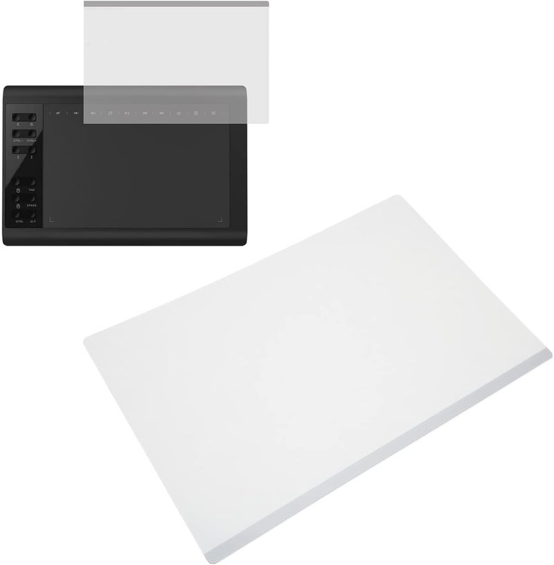 Yunseity Screen Protector for G10 Graphics Drawing Board, 0.3mm Thick Paper Texture Feeling Light Anti Glare Multifunctional Drawing Tablet Protective Film for G10 Home School - Image 4