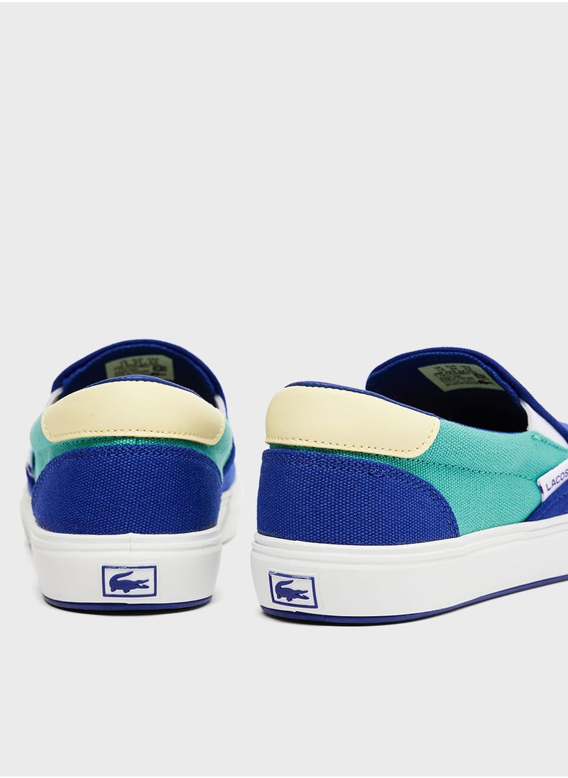 LACOSTE - Kids Jump Serve Slip-Ons - Image 1