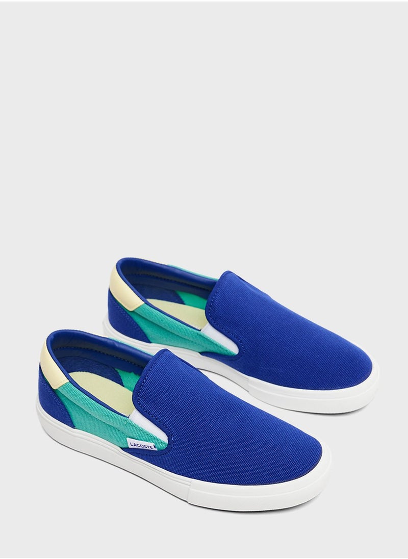 LACOSTE - Kids Jump Serve Slip-Ons - Image 1