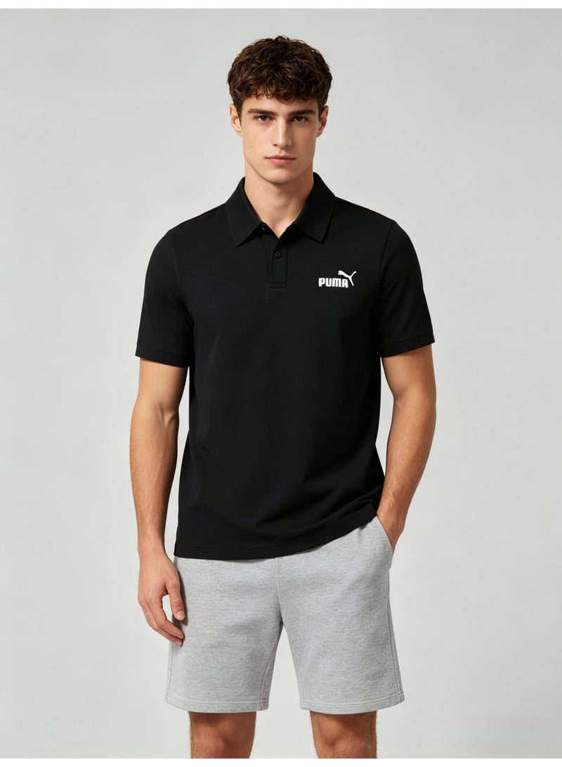بوما PUMA Men’s Black Classic Polo | Everyday Essential - Image 2