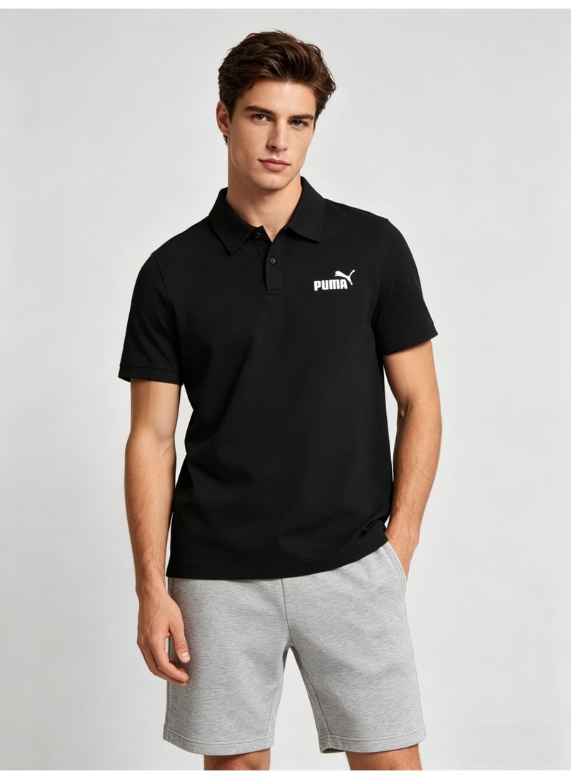 بوما PUMA Men’s Black Classic Polo | Everyday Essential - Image 1