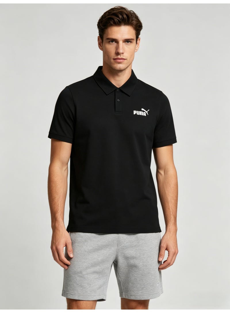 بوما PUMA Men’s Black Classic Polo | Everyday Essential - Image 4