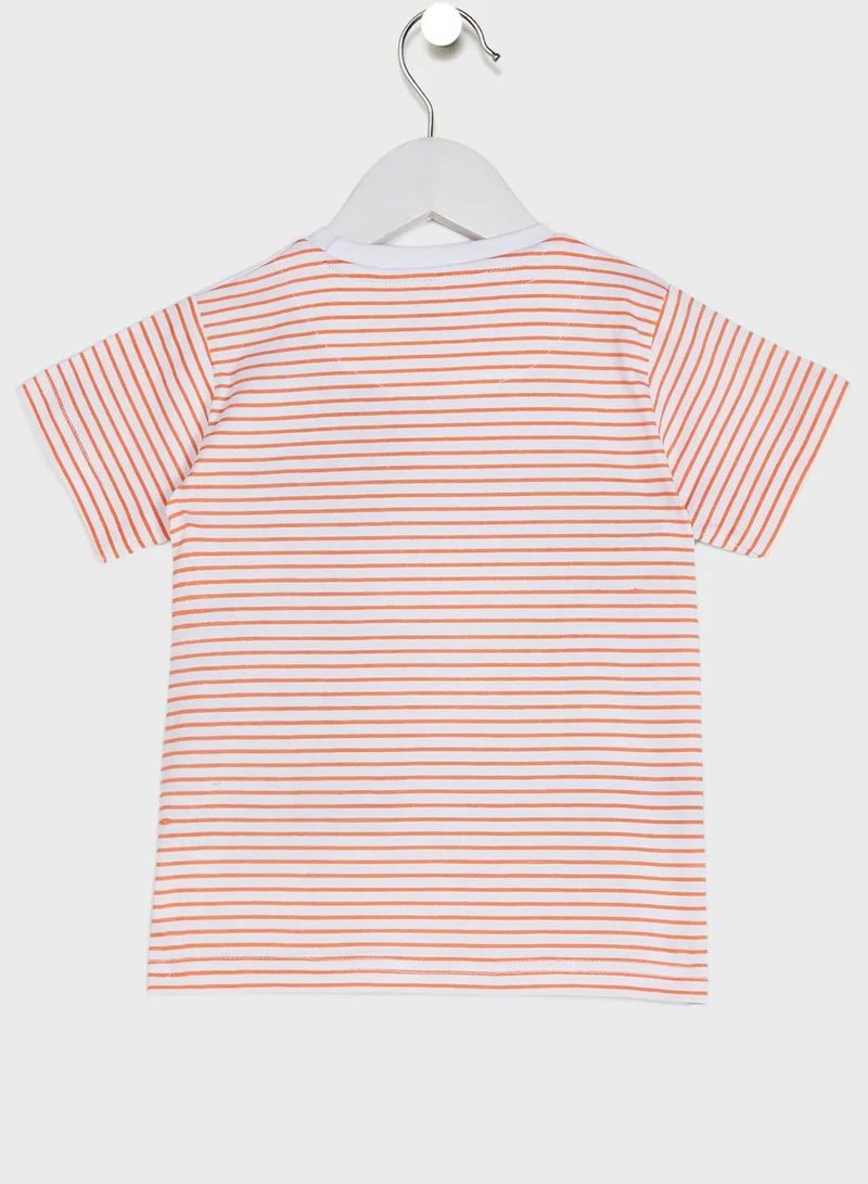 Babybol Infant Graphic T-Shirt & Shorts Set