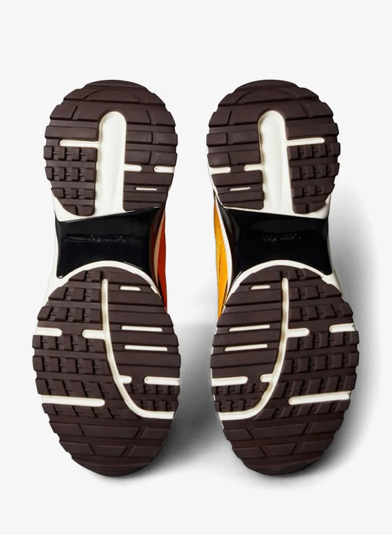 Calvin Klein Granite Gray/Saffron/Bordeaux Trailblazer — Mesh Mix Runner Trainers for Men | Best Price UAE