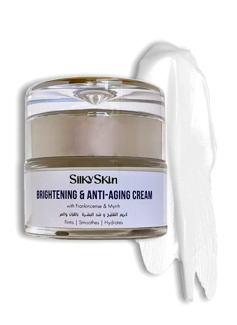 Silky Skin Brightening and Anti-Aging Cream with Luban (Frankincense) and Myrrh 50 g  - Image 1