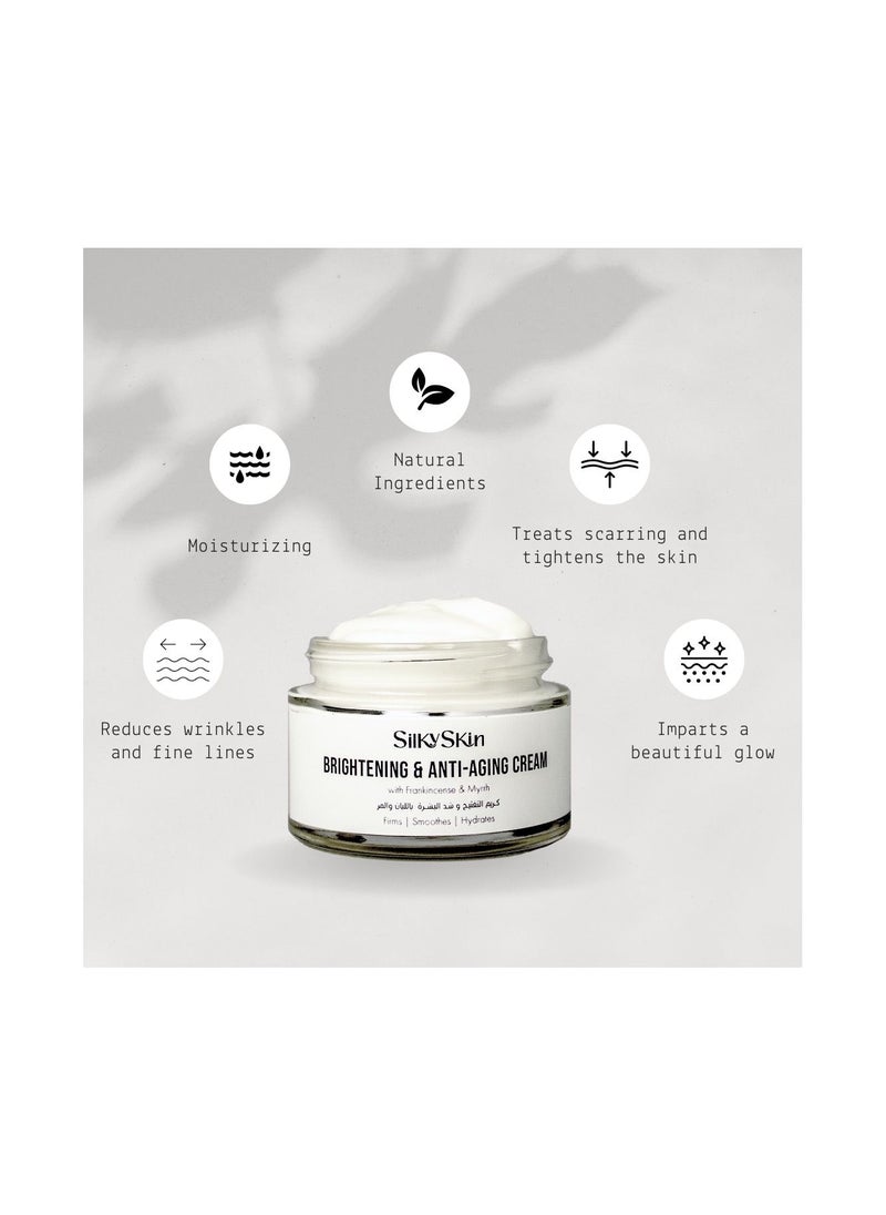 Silky Skin Brightening and Anti-Aging Cream with Luban (Frankincense) and Myrrh 50 g  - Image 3