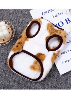 A.M Winter Coat Plush Teddy Bear Vest Warm Pet Dog Lamb Velvet Clothing, Teddy Malay Schnauzer Vest Reievable Dog And Cat Sweater Puppy  - Image 3