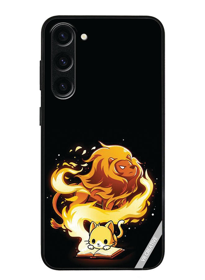 VR CREATIVE Protective Case Cover For Samsung Galaxy S23 Plus Fir Cat Design Multicolour - Image 1