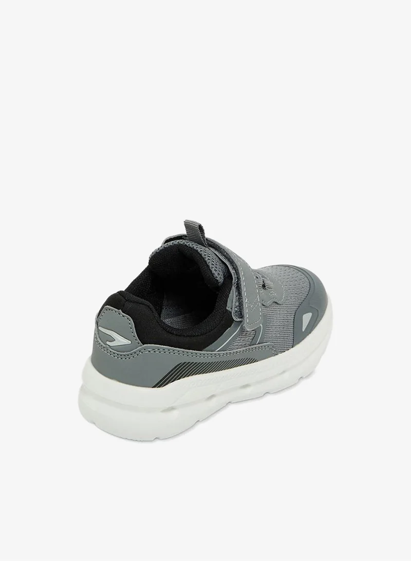 Dash GREY Boys Hook & Loop School Sports Shoes for Men | Best Price UAE