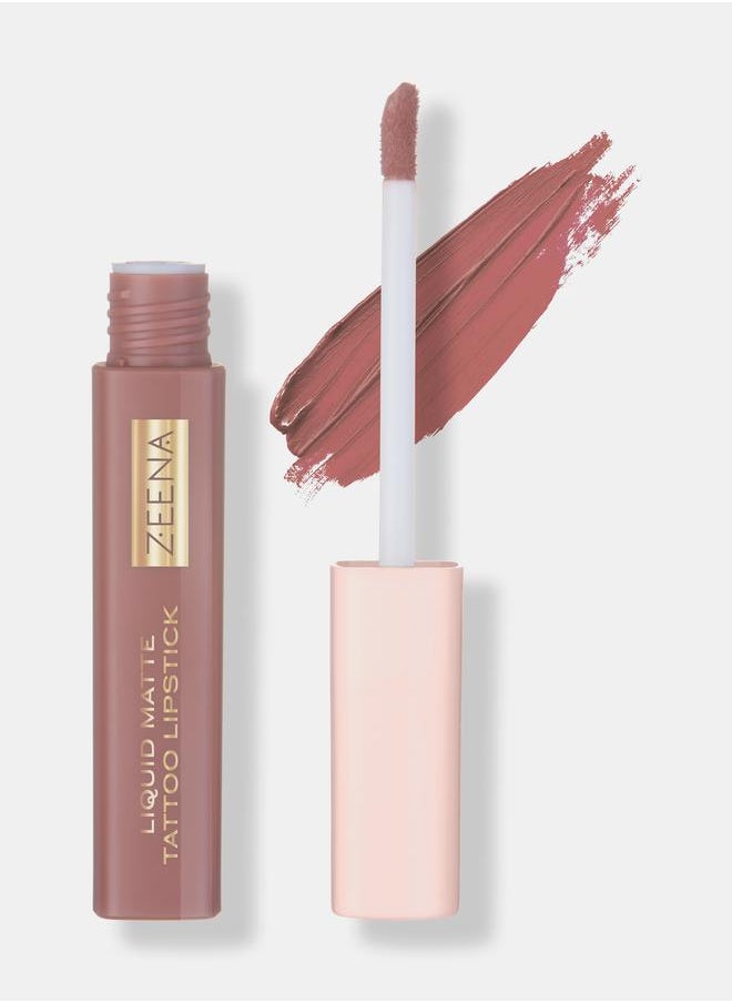 Zeena Liquid Matte Tattoo Lipstick 050  - Image 1