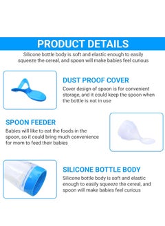 Food Feeder, Silicone Feeding Bottle With Spoon And Suction, 90ml Food Spoon Tableware, Multifunctional Feeding Tableware, Medicine And Food Processor Blue Color - pzsku/Z30AF88D11717C57F459EZ/45/_/1730372183/f68cecaf-852c-4e59-864d-346f3b16e1f1