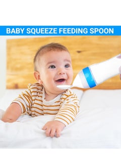 Food Feeder, Silicone Feeding Bottle With Spoon And Suction, 90ml Food Spoon Tableware, Multifunctional Feeding Tableware, Medicine And Food Processor Blue Color - pzsku/Z30AF88D11717C57F459EZ/45/_/1730372211/938394e4-f841-4cbd-8653-1fd4bdd0d8f5