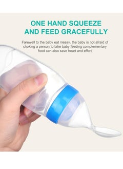 Food Feeder, Silicone Feeding Bottle With Spoon And Suction, 90ml Food Spoon Tableware, Multifunctional Feeding Tableware, Medicine And Food Processor Blue Color - pzsku/Z30AF88D11717C57F459EZ/45/_/1730372221/c79827d5-14f3-4e4d-bbb2-829e6aa5bd4d