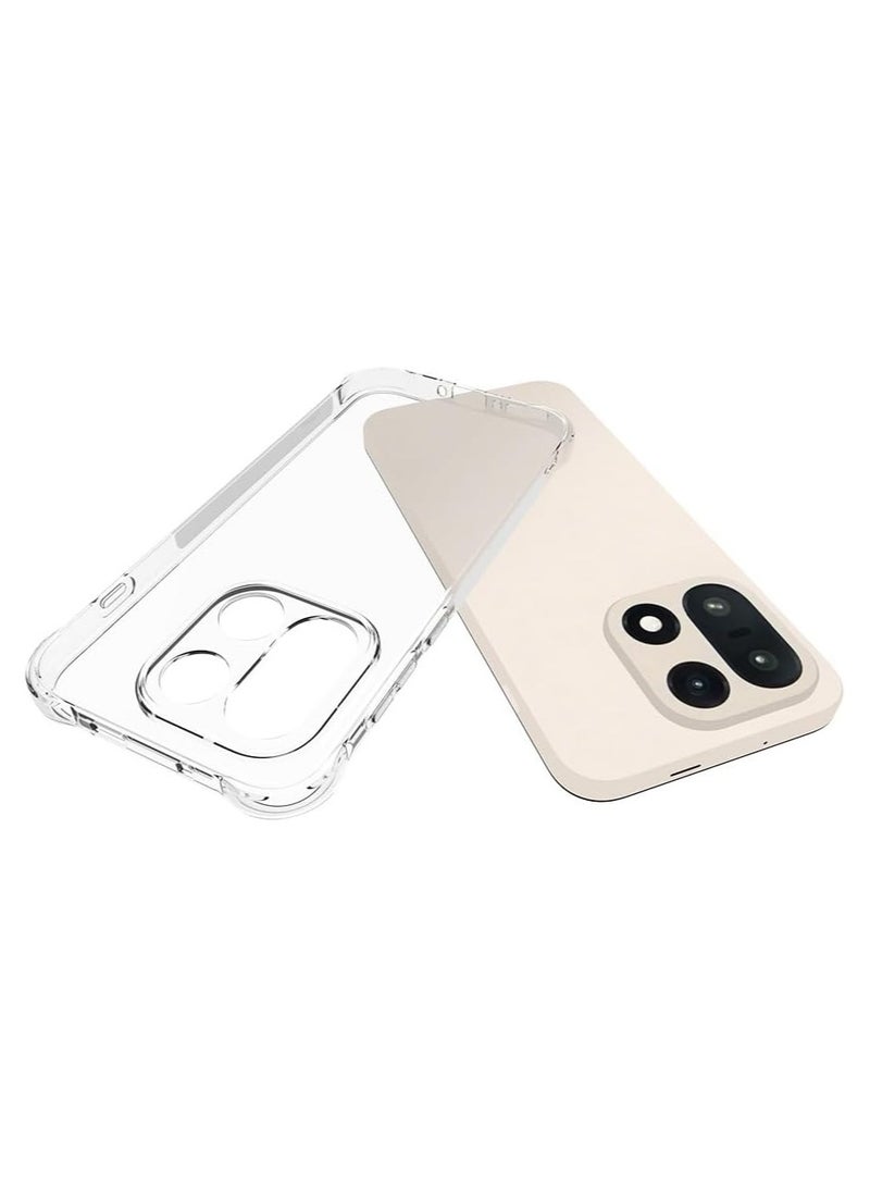 general Transparent Protective Case Compatible with OnePlus 15 5G Slim-Fit TPU Clear Soft Back Cover Features 4-Corner Shock-Absorbing Airbags and Camera Lens Protection - Image 2