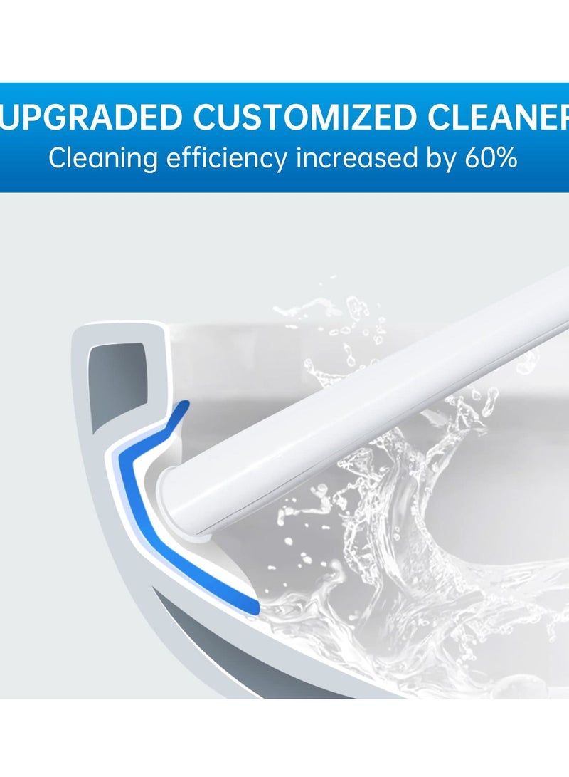Y&D 20 Count Disposable Toilet Wand Heads Brush Compatible with Clorox Refills  - Image 4