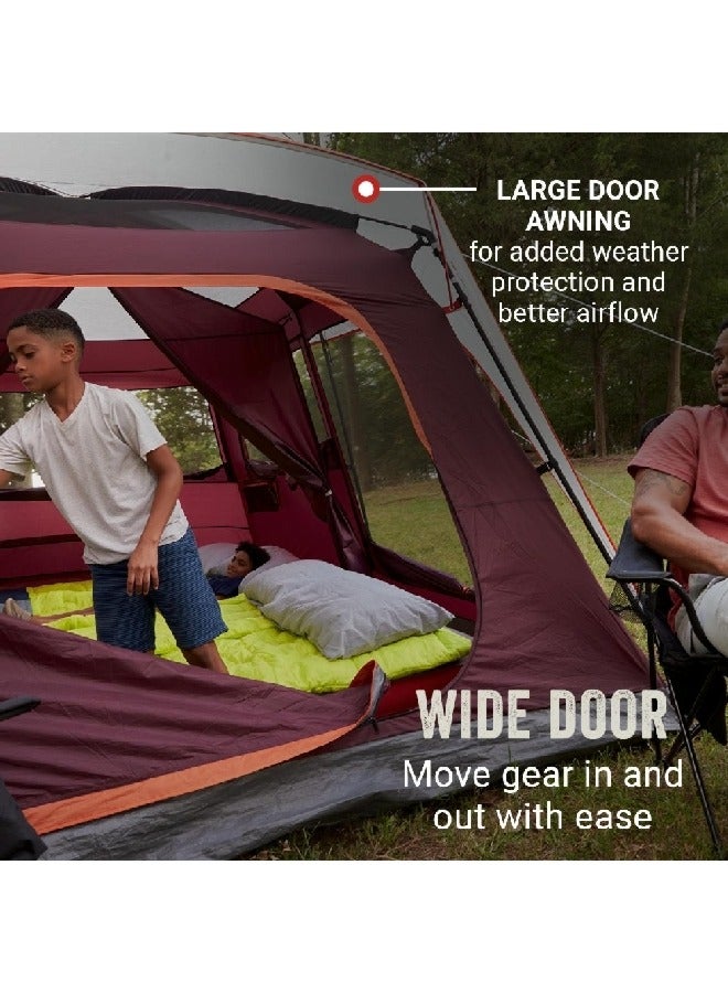 كولمان 2000037533 كولمان سكاي لودج خيمة للتخييم 10 أشخاص بلاك بيري 14 × 10 قدم - Image 2