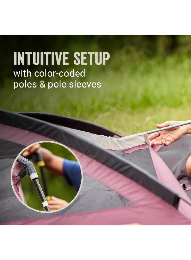 كولمان 2000037533 كولمان سكاي لودج خيمة للتخييم 10 أشخاص بلاك بيري 14 × 10 قدم - Image 5