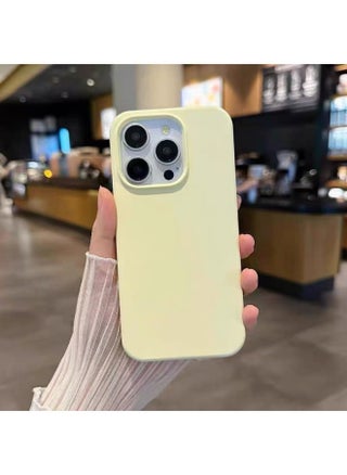 For Apple Mobile Phone Case For Iphone16 Liquid Silicone Protective Case 15 14 Men And Women 12 Advanced Sense Mobile Phone Case-Color:Cream Yellow [with Logo + Packaging Box]-Applicable Models:For Iphone14 Plus - pzsku/Z30AFBFF691BBC8EB5F19Z/45/1746213774/782c2fb5-20ce-4ab2-b0c3-0bc5ae282b68