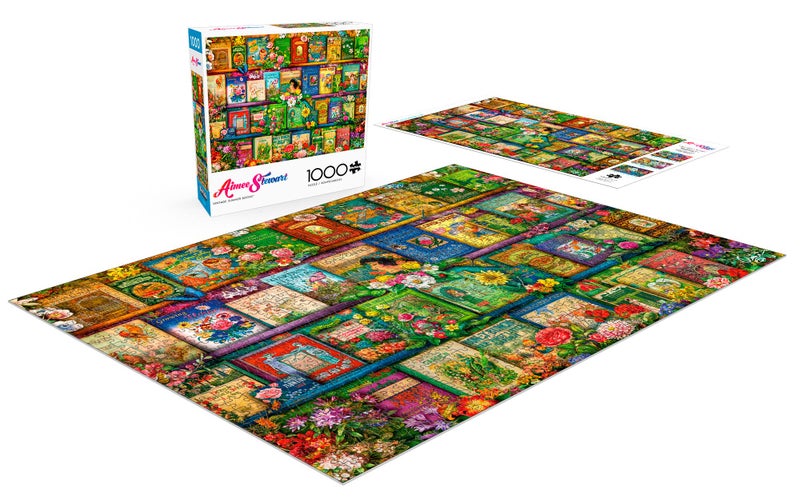 Buffalo Games - Aimee Stewart - Vintage Summer Books - 1000 Piece Jigsaw Puzzle for Adults Challenging Puzzle Perfect for Game Nights - Finished Puzzle Size is 26.75 x 19.75 - Image 4