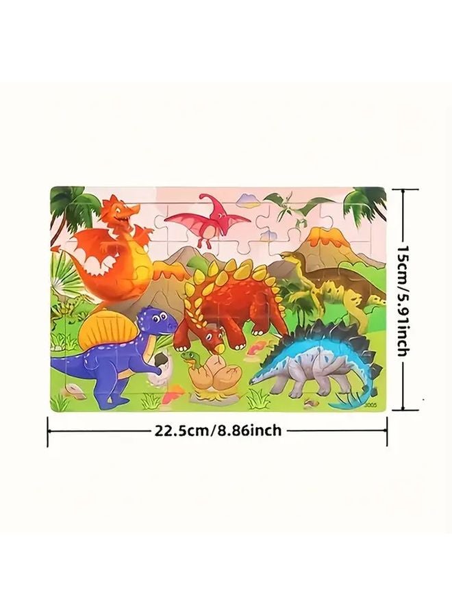 30Pcs Insect Concert Wooden Puzzle Set Educational Toys For Kids Gifts - Image 3