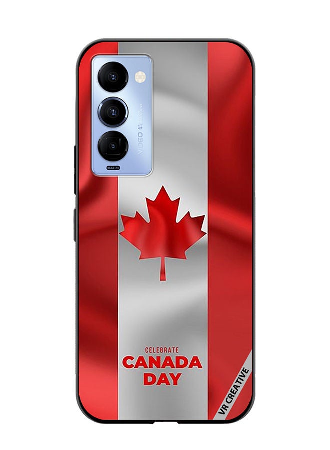 VR CREATIVE Protective Case Cover For Tecno Camon 18/18 P National Flag Design Multicolour - Image 1