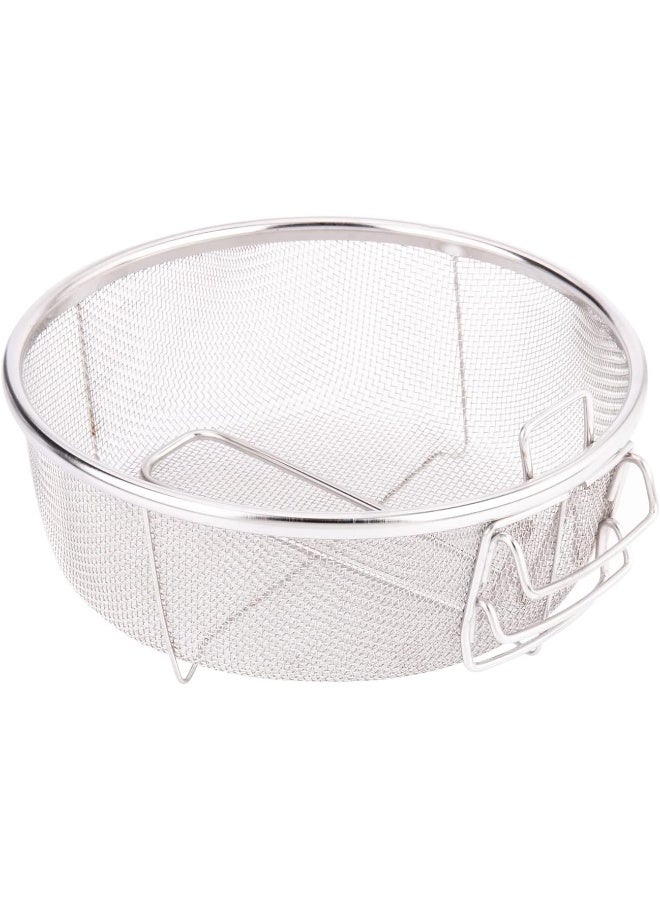 AKDC Mesh Strainer Basket 20Cm X 20Cm X 7Cm Silver - Image 2