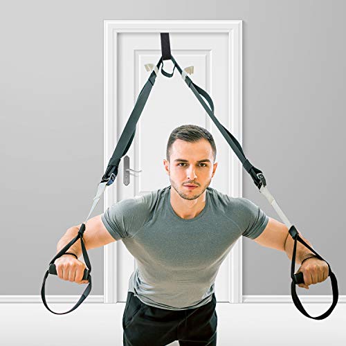 Sumind 4-Piece Resistance Bands - Cable Door Foam Exercise Training Straps for Workout Fitness - Image 5