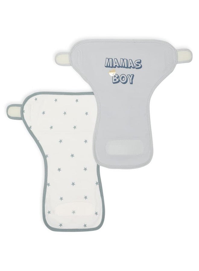 Mi Arcus Printed Adjustable Reuseable Diaper Cover for 0-3 M for Baby Boys Girls Pack of 2 - Grey - Image 1