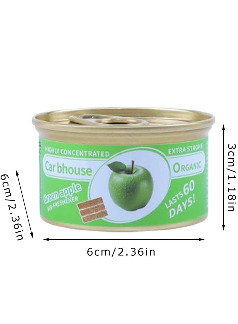 Canned Air Freshener & Odor Neutralizer, Household & Car Spill Resistant Cans, Green Apple Scent - Image 5