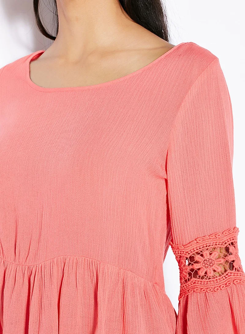 Lumière Timing Frilled Top