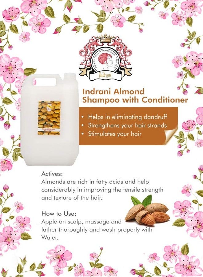 Indrani Cosmetics Almond Shampoo With Conditioner, 5 L - Image 5