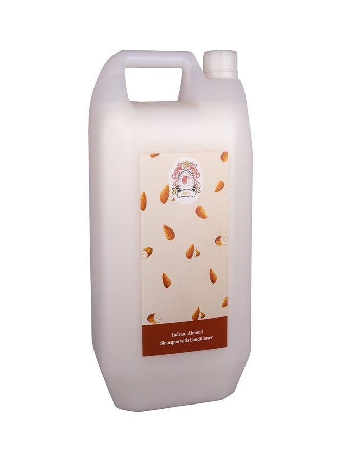 Indrani Cosmetics Almond Shampoo With Conditioner, 5 L - Image 4